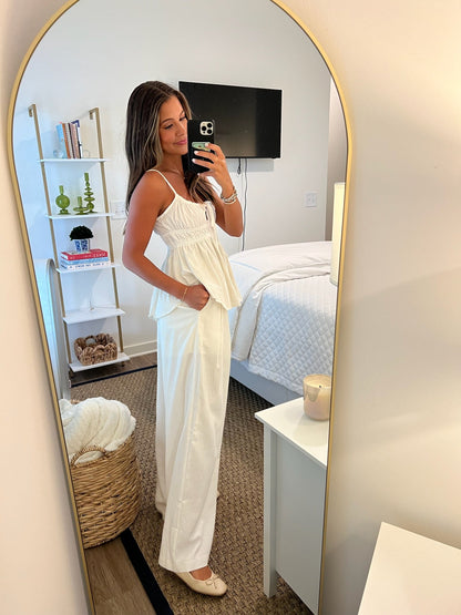 Scarlett Tank - Ivory FREE PEOPLE