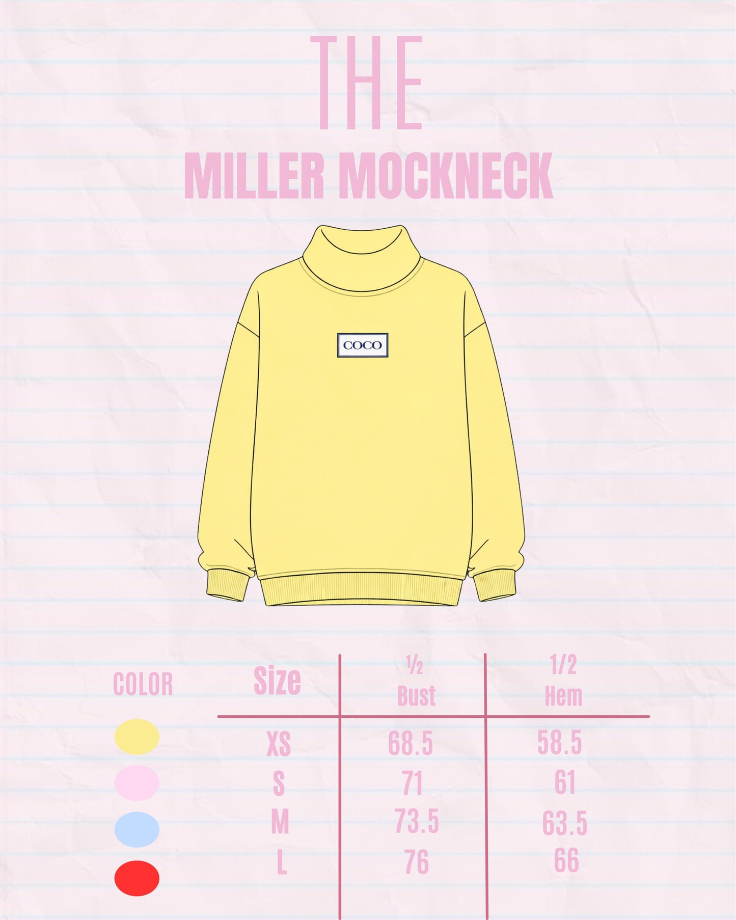 Miller Mockneck - Cherry