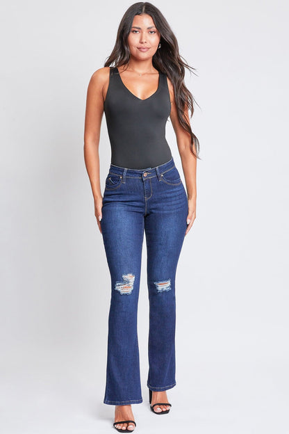 Women's WannaBettaButt Mid Rise Bootcut Jeans