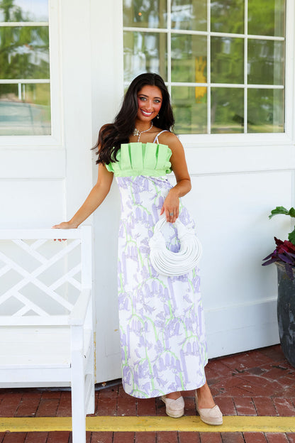 Tinsley Dress - Purple Floral