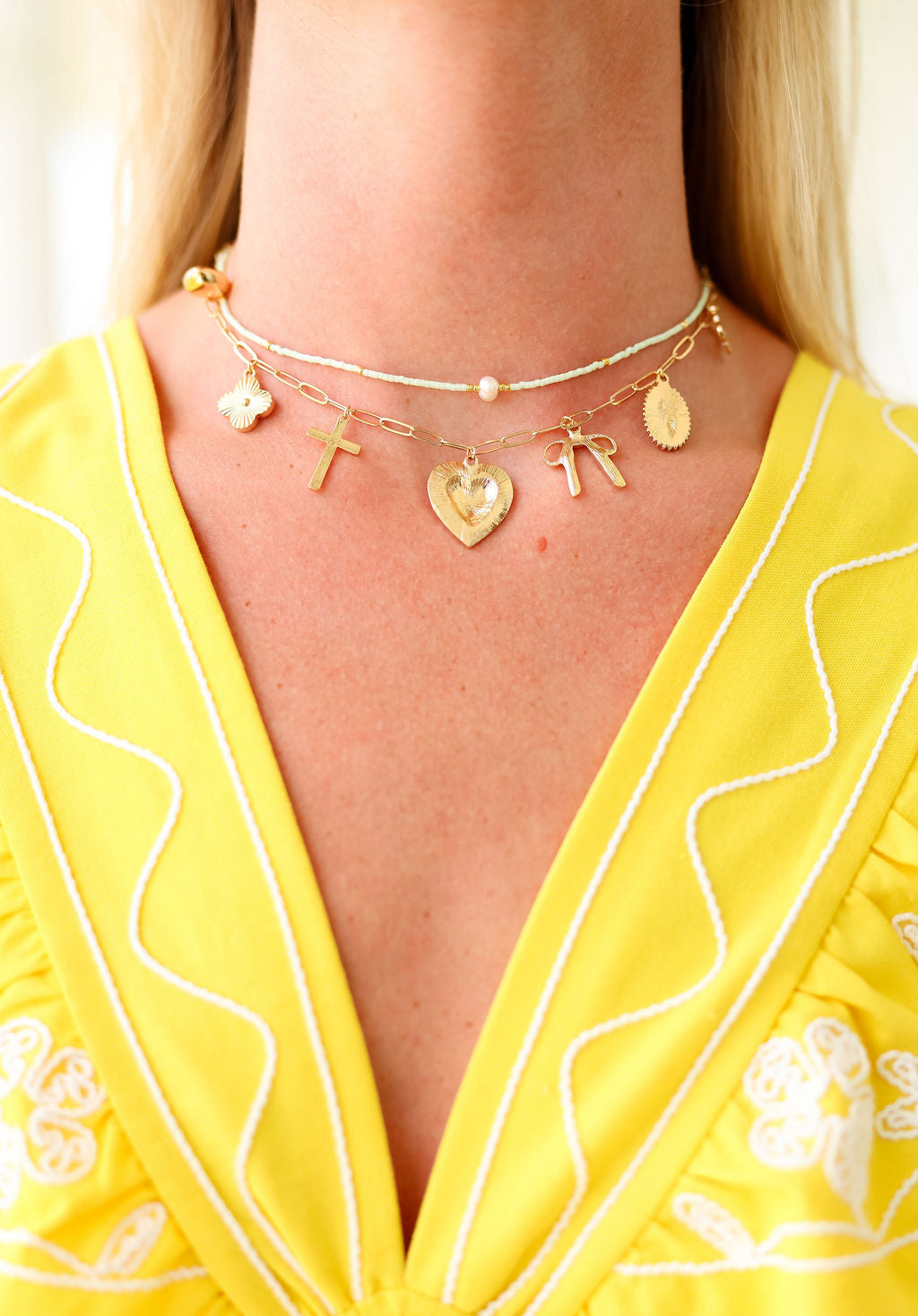 Out Of Office Necklace - Mint Green