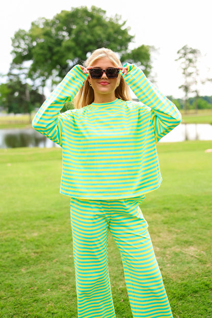 Oversized Long Sleeve Tee - Sherbet