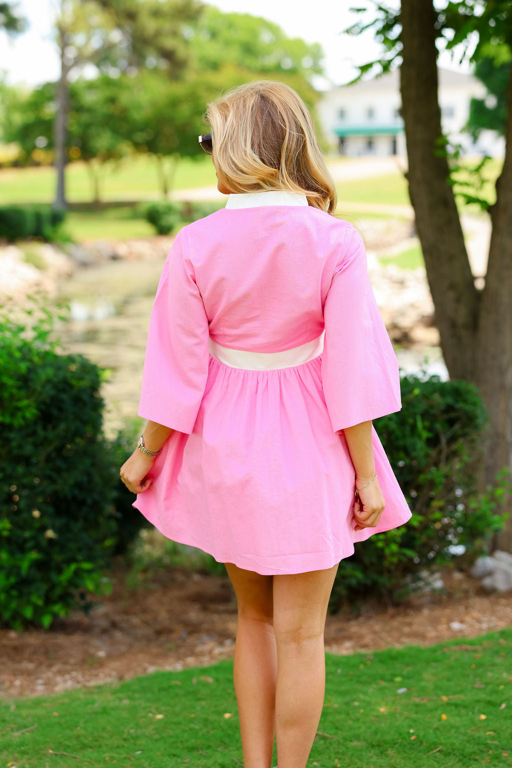 Victoria Mini Dress - Pink