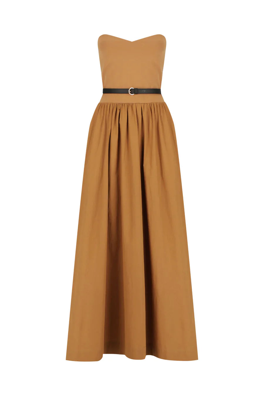 Split Bodice Belted Midi - Simply Taupe SWF