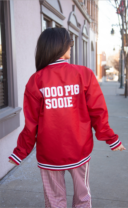 wooo pig sooie letterman jacket