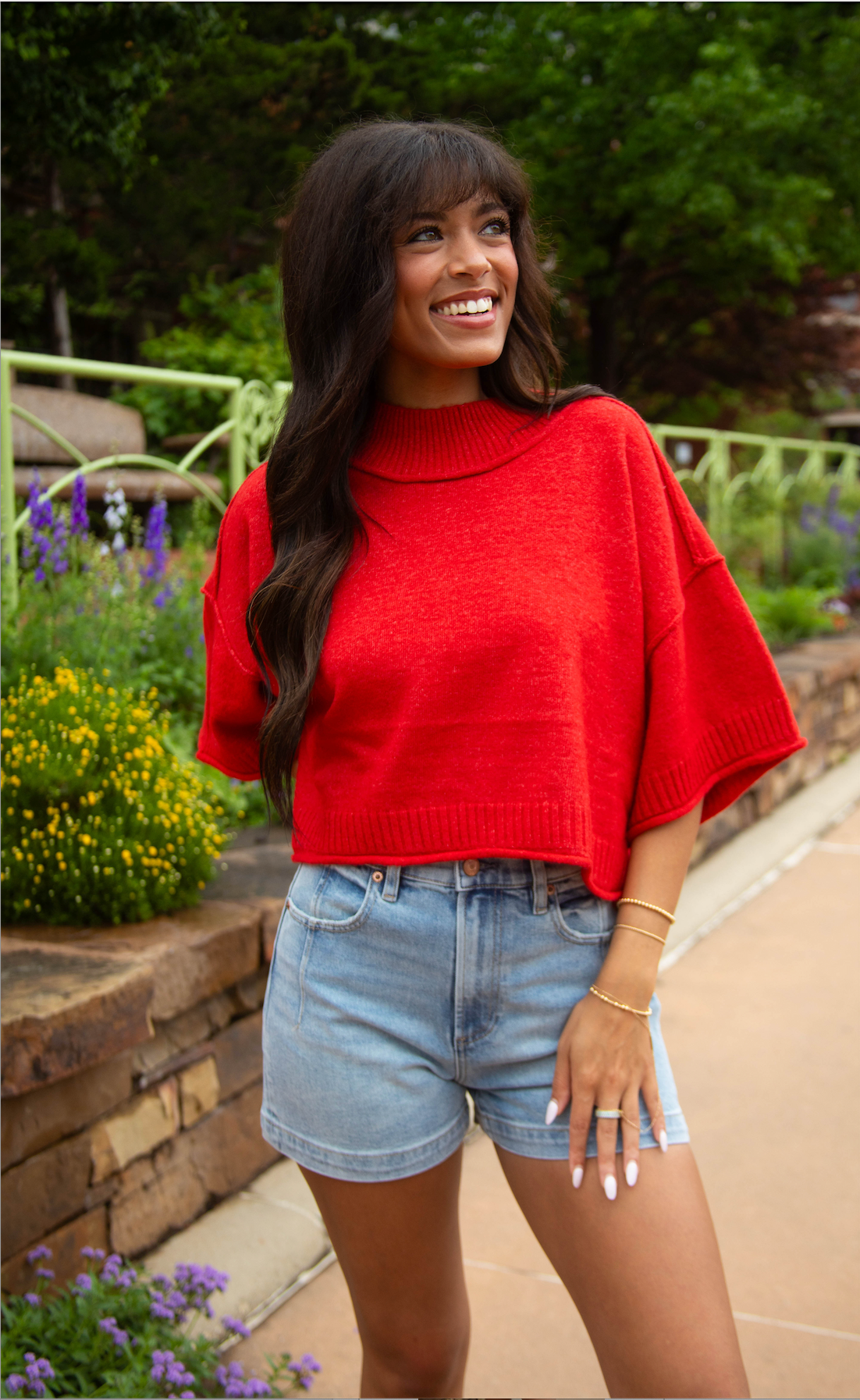 still want to believe sweater - red