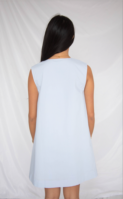 sweet memory mini dress - light blue