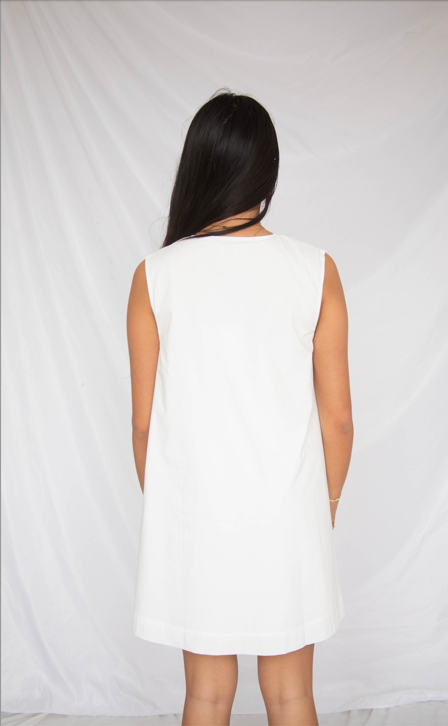 sweet memory mini dress - white