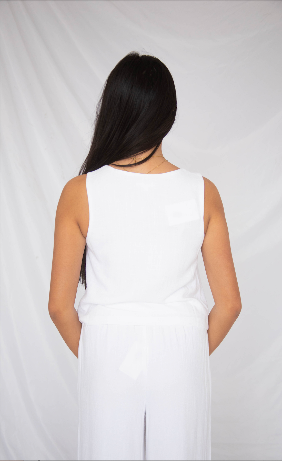 z supply: charli top - white