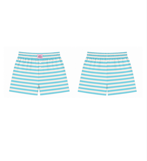 Stripe Short - Vanilla Mint