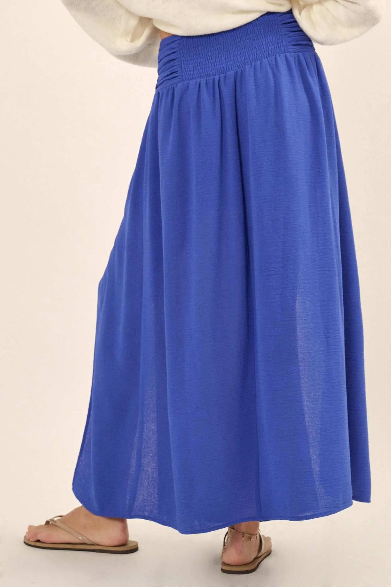 Loving You is Easy Double Slit Crepe Maxi Skirt