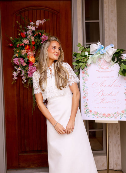 The Perfect Shower Dress & Capelet - Ivory