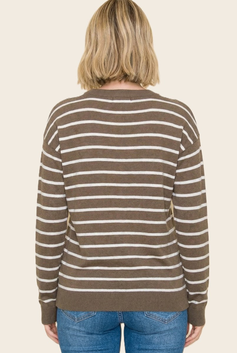Cozy Everyday Striped Sweater