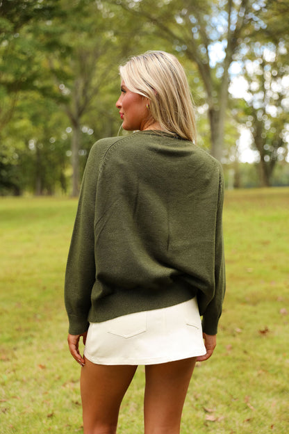 Millie Dachshund Sweater - Hunter Green
