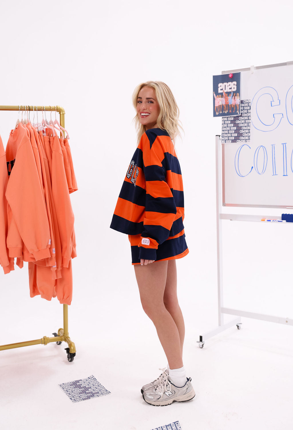 War Eagle Mini Skirt - Auburn Stripe