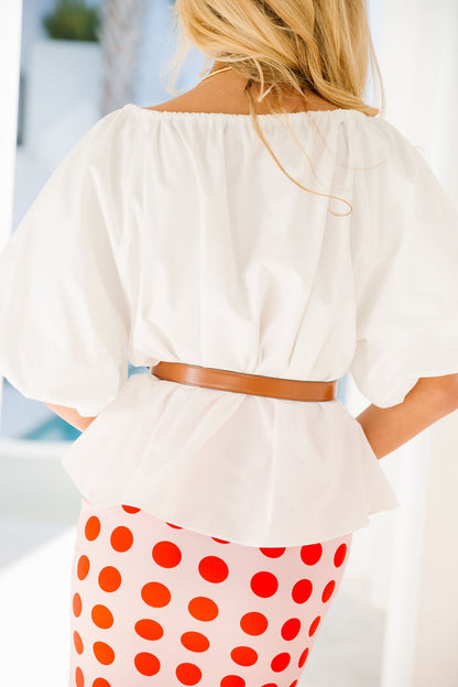 Sienna Top - White