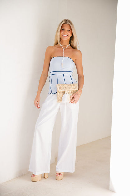 Monaco Pant - White
