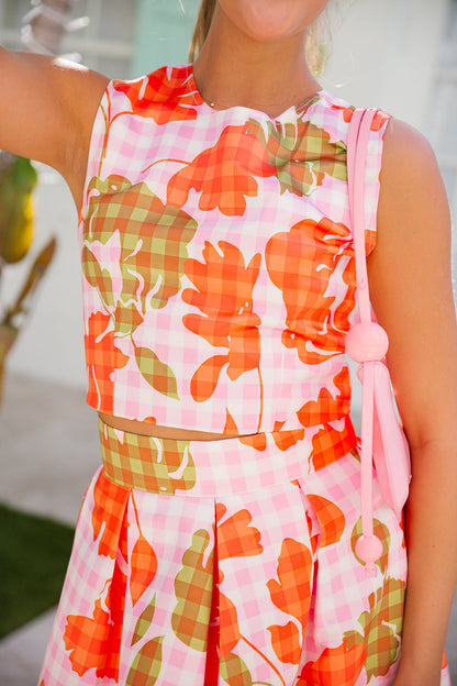 Vivian Set - Tangerine Bloom