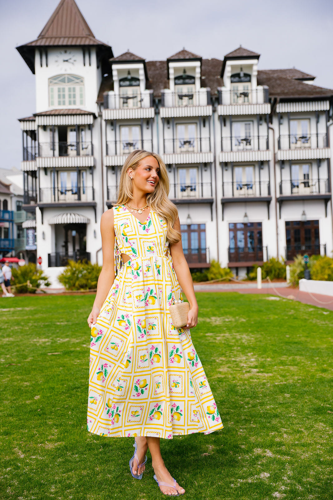 Palmer Maxi Dress - Lemon