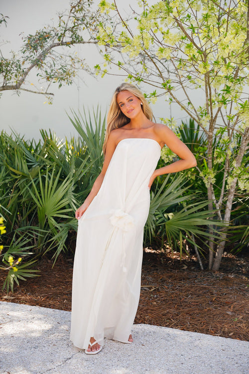 The Alys Dress - White