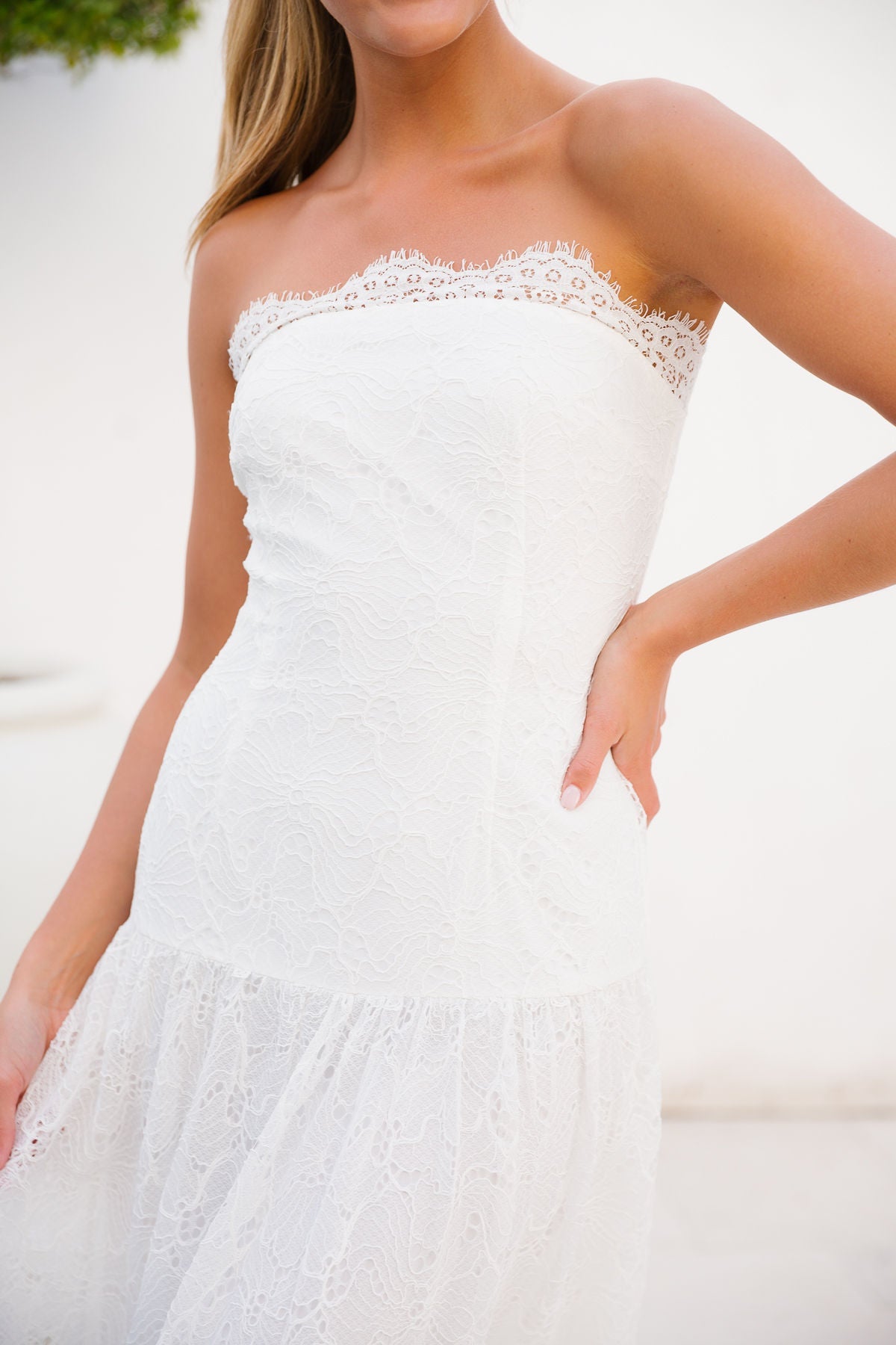 The European Bride - White Lace