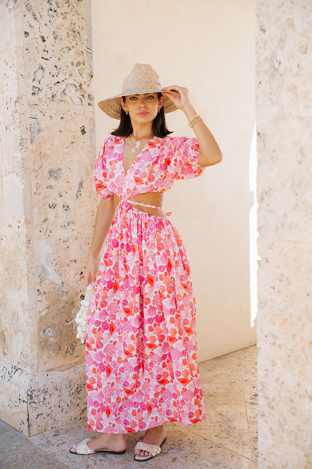 Solana Maxi - Pink Shell