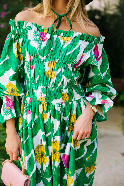 Palm Verde Maxi - Kelly Green