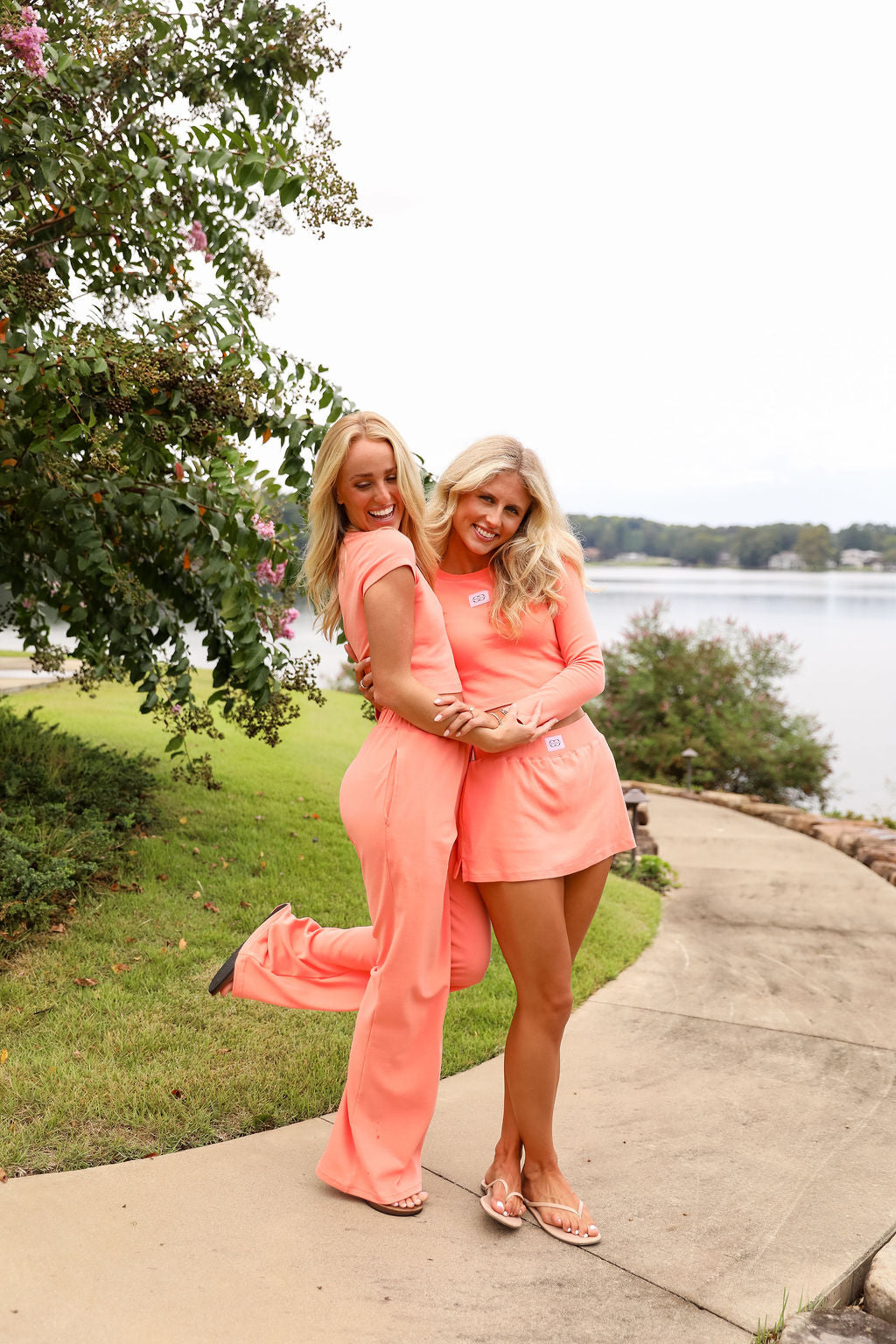 Wide Leg Pant  - Peach