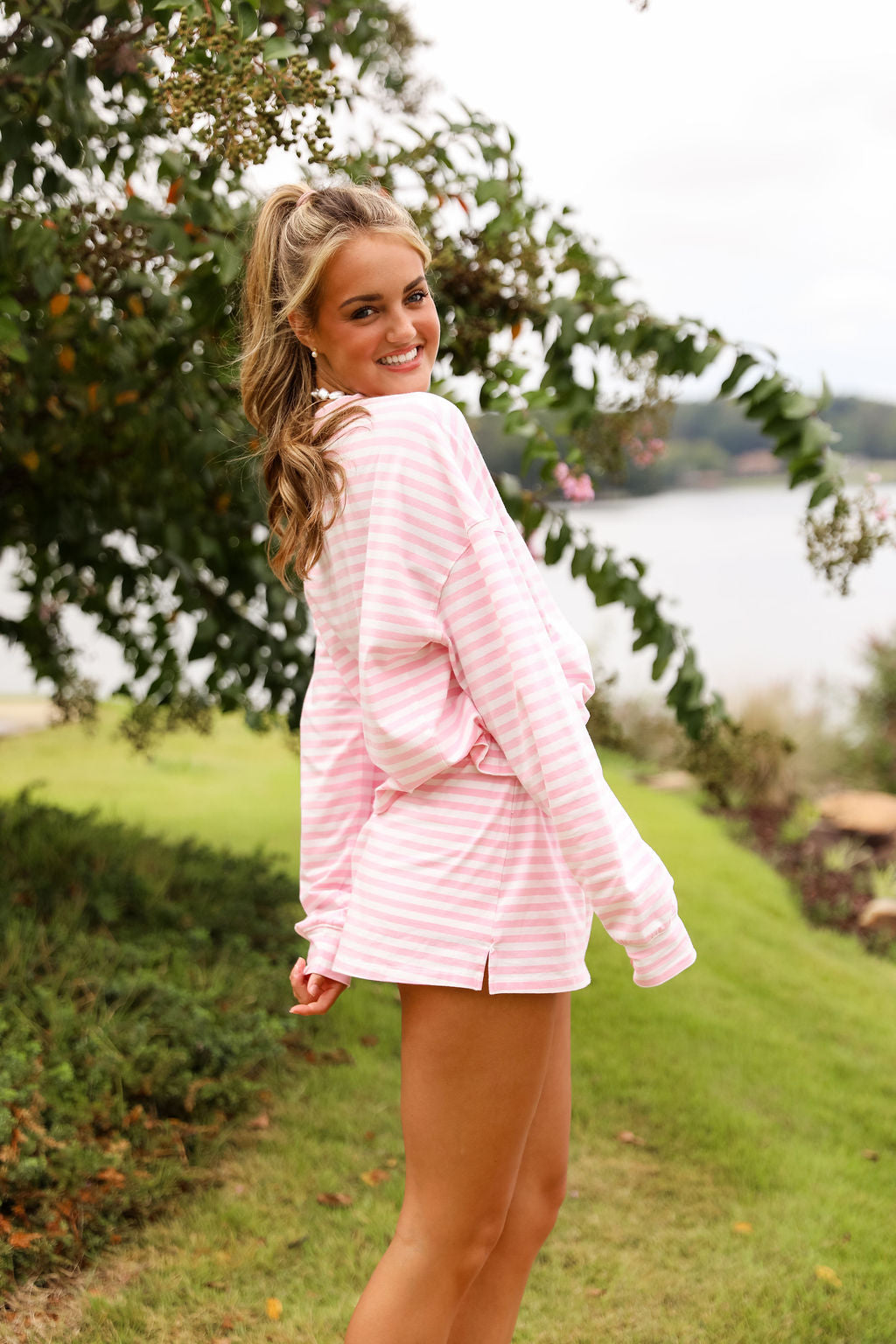 Stripe Coco Mini Skirt - Bubblegum Kiss