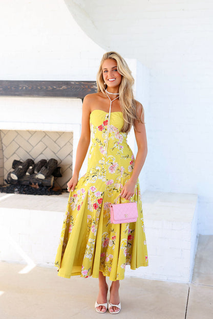 Yazmin Maxi - Chartreuse