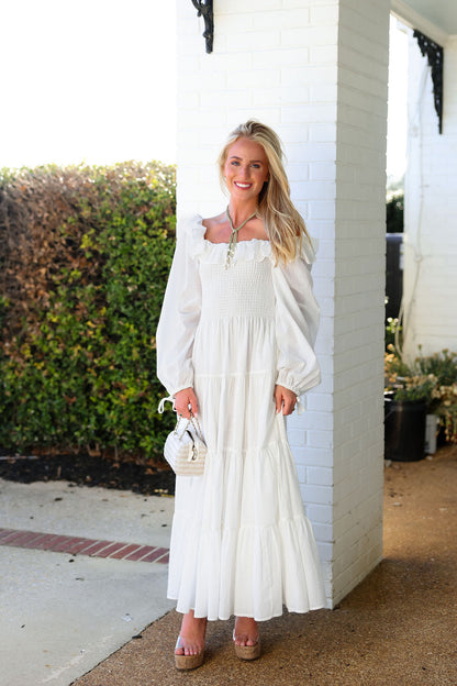 Samantha Maxi - White