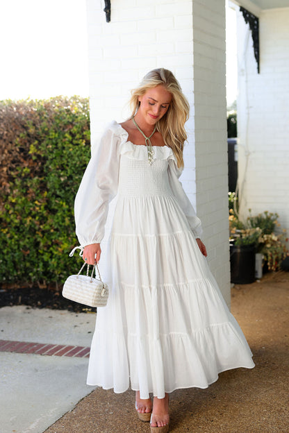 Samantha Maxi - White