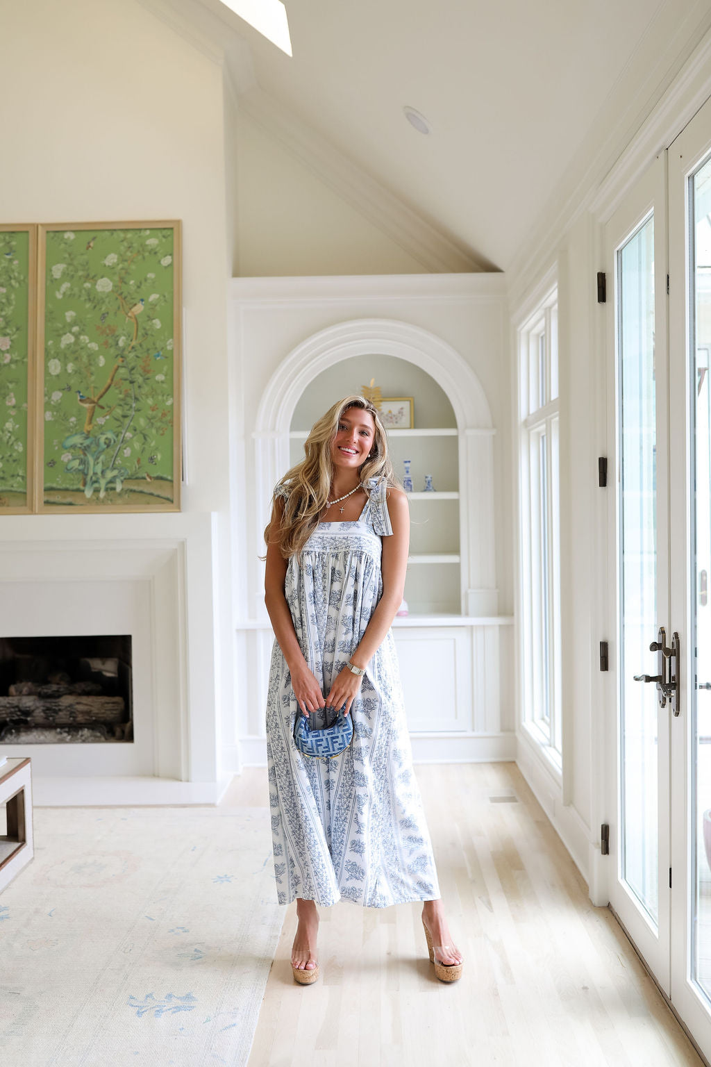 Marren Dress - Pale Blue