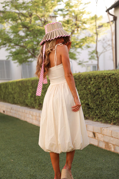 Miranda Midi Dress - Buttermilk